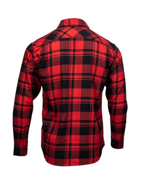 Fireball Unisex Red & Black Flannel Shirt